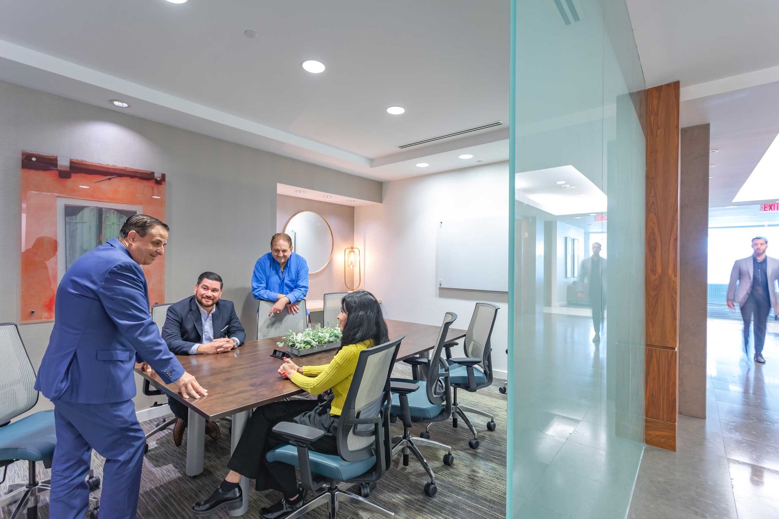 Team meeting room at Quest Workspaces 2525 Ponce de Leon, Coral Gables